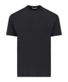 Auralee Black Super Soft Wool Jersey T-shirt In Black