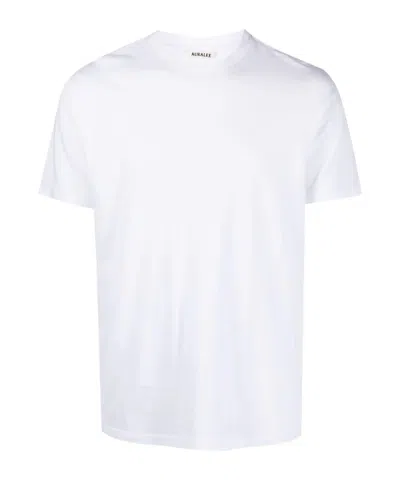 Auralee Short-sleeved T-shirt In White