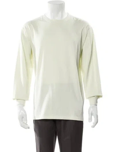 Pre-owned Auralee Crew Neck Long Sleeve T-shirt W/ Tags In Neutral