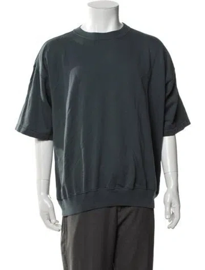 Pre-owned Auralee Crew Neck Short Sleeve T-shirt In Green