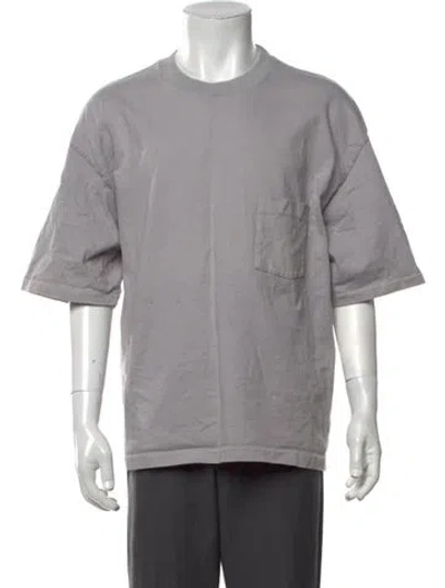 Pre-owned Auralee Crew Neck Short Sleeve T-shirt In Grey
