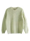 Auralee Button-up Sweater In Green