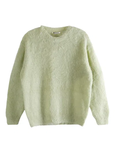 AURALEE CREW-NECK SWEATER