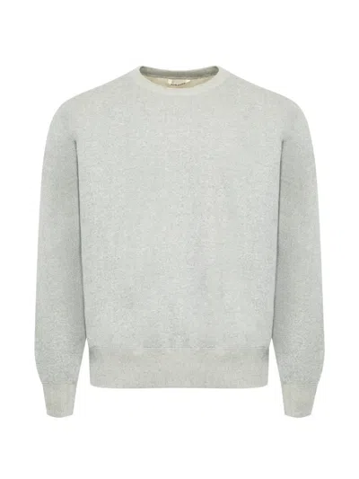 Auralee Crew-neck Sweatshirt In Gray