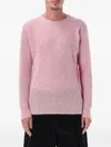Auralee Luxurious Alpaca Knit Sweater In Pink