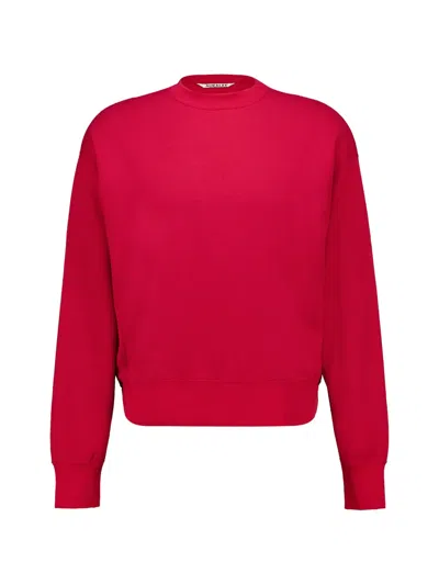 Auralee Crew-neck Sweater In Red