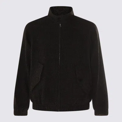 Auralee Dark Brown Wool Casual Jacket