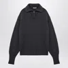 Auralee Dark Jumper In Grey