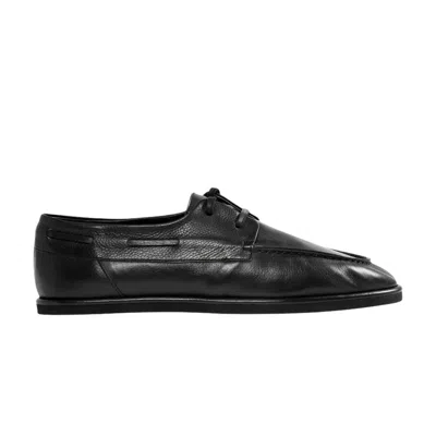 Pre-owned Auralee Deck Shoe 'black' | Men's Size 25