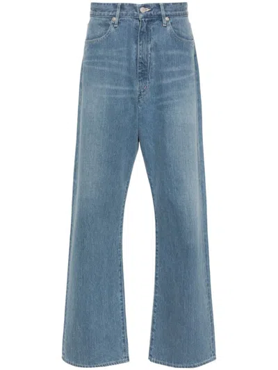 Auralee Denim Cotton Jeans In Blue