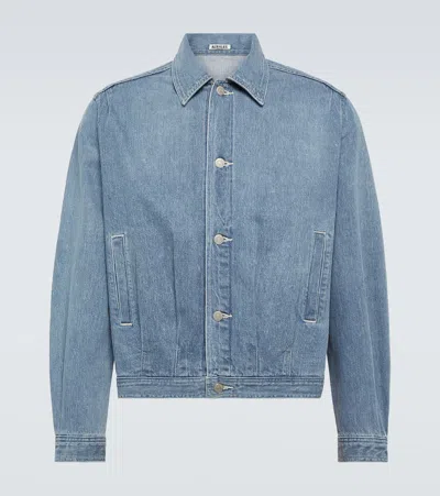 Auralee Denim Jacket In Blue