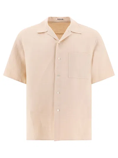 Auralee Double Cloth Shirts In Neutral
