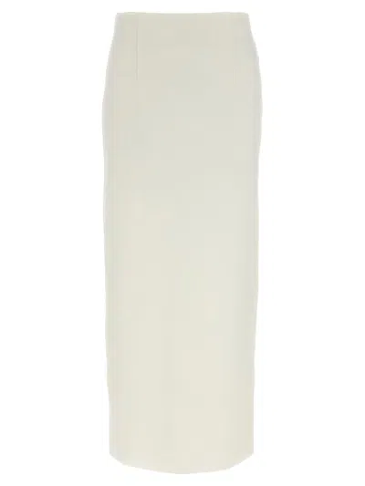 AURALEE AURALEE DOUBLE FACE KNIT SKIRT