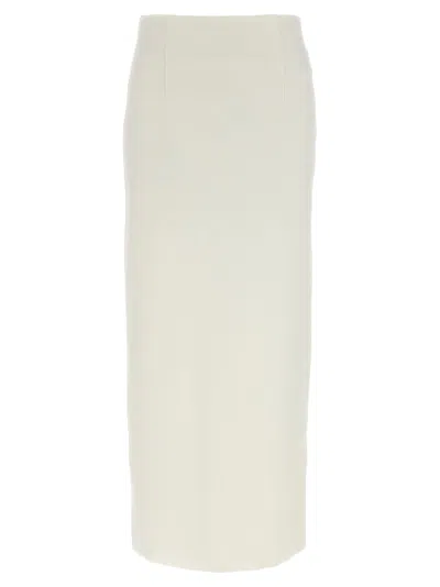 AURALEE DOUBLE FACE KNIT SKIRT