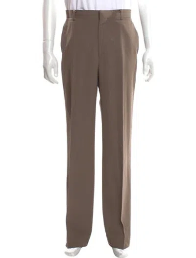Pre-owned Auralee Dress Pants In Brown