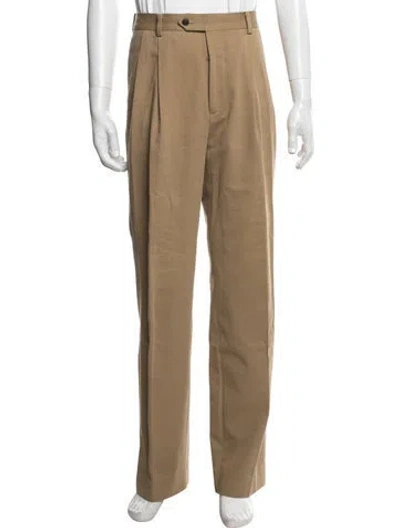 Pre-owned Auralee Dress Pants In Brown