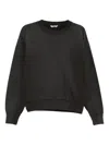 Auralee Dyed Pima Sweatshirt In Gray