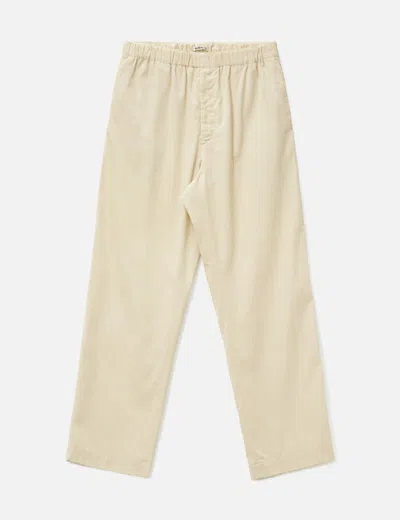 Auralee Easy Slacks In White
