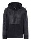Auralee Elastic Sheer Nylon P/o Parka In Black