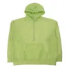 Auralee Elastic Sheer Nylon P/o Parka In Lime Green In Lime