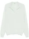 Auralee Fine-knit Sweater In Grün