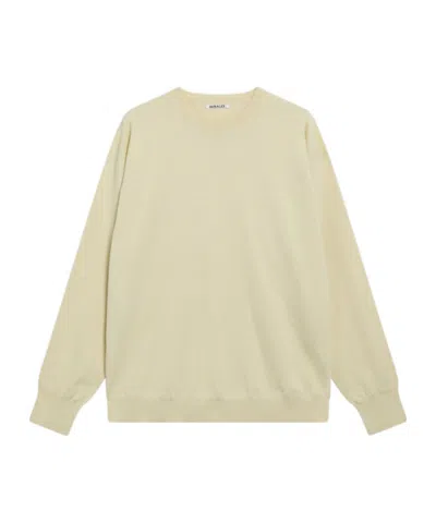 Auralee Fine-knit Cotton Sweater In Multi