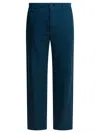 Auralee Tailored Trousers With Pockets And Loops In Blue