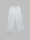 Auralee Finx Chino One-tuck Pants In White
