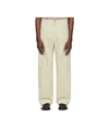 Auralee Beige Finx Corduroy Wide 5p Trousers In White Khaki