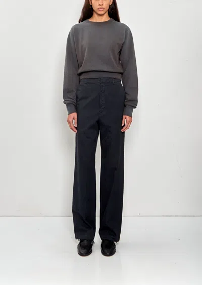 Auralee Finx Light Chino Pants In Black