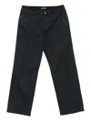 Auralee Tailored Trousers With Pockets And Loops In Black