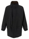 Auralee Flannel Jacket In Black