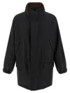 Auralee Flannel Jacket In Gray