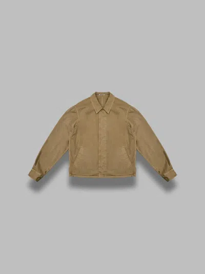 Auralee Garment-dyed Finx Light Chino Blouson