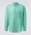 Auralee Checked Cotton Shirt - Men's - Cotton In Green