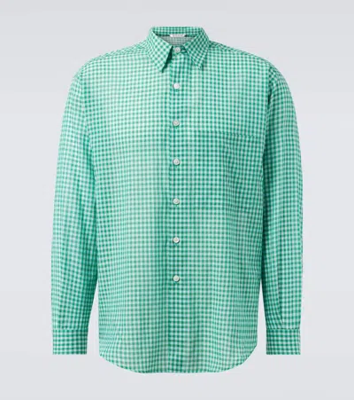 Auralee Checked Cotton Shirt - Men's - Cotton In Green