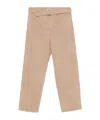 Auralee Girdle Casual Pants In Nude