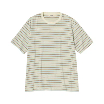 Pre-owned Auralee Gradient Stripe Jersey Tee 'fade Mint Stripe' | Green | Men's Size 5