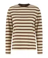 Auralee Gradient Striped Long-sleeved T-shirt In Multi