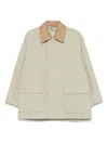 Auralee Green Wool Blouse In Neutral