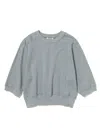 Auralee Half Sleeved Sweatshirt Woman Grey