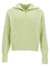 AURALEE AURALEE HALF ZIP SWEATER