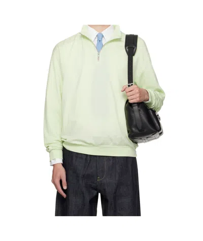 AURALEE HALF-ZIP SWEATSHIRT
