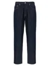 Auralee Indigo Hard Twist Denim Wide Jeans