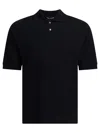 Auralee Heavy Cotton Polo Shirt Polo Shirts Blue In Black