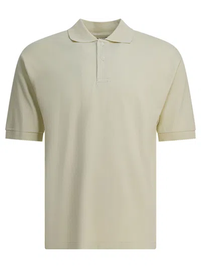 AURALEE HEAVY COTTON POLO SHIRT POLO SHIRTS GREEN