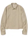 Auralee Herringbone Jacket In Brown