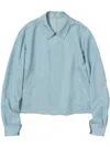 Auralee Herringbone Jacket In Blue