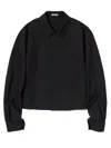 Auralee Herringbone Jacket In Black
