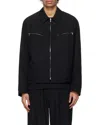 Auralee High Count Shirt Jacket In Black